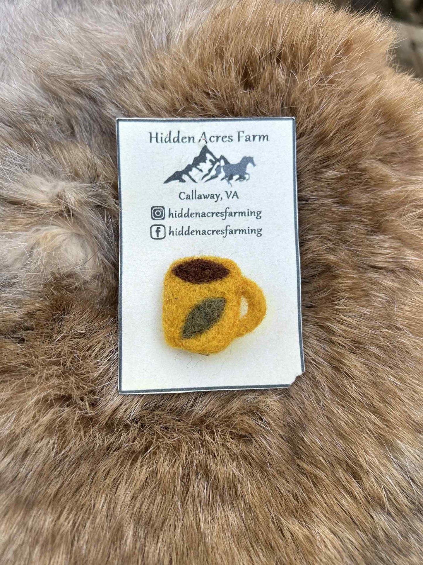 Have a Cup Brooch