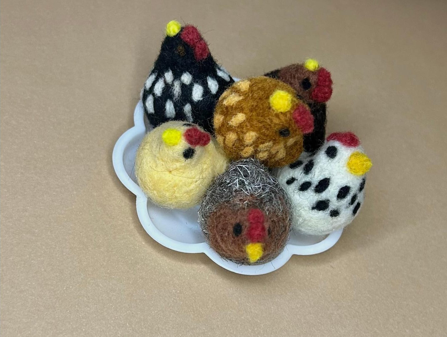 Mini Chicken Figurines