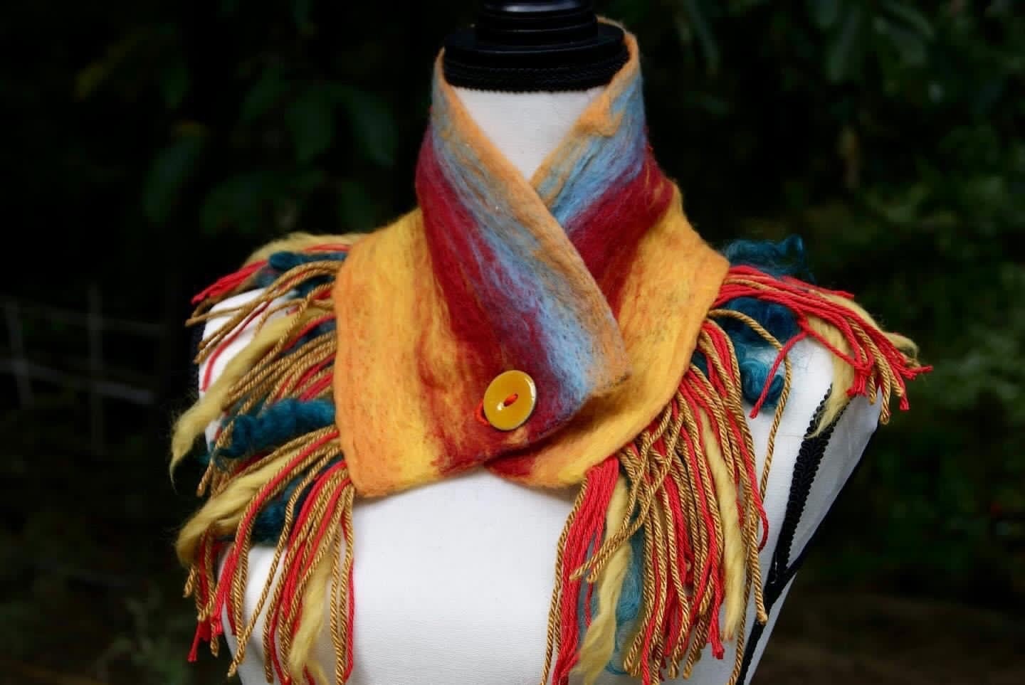 Mountain Range Sunset-Neck Scarf