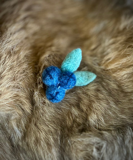 Blueberry Brooch