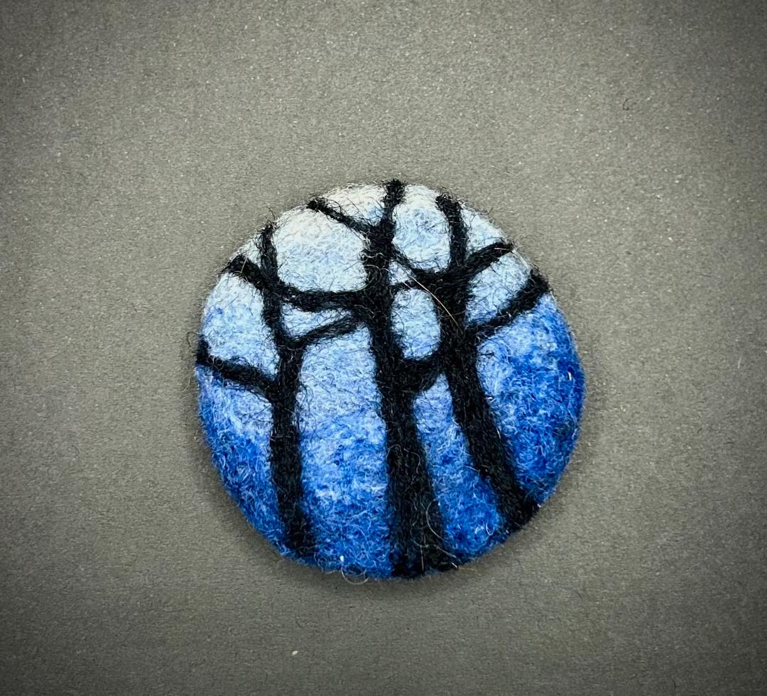 Moonlight Night Brooch