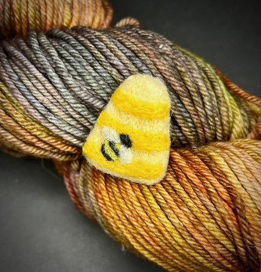 Beehive Brooch