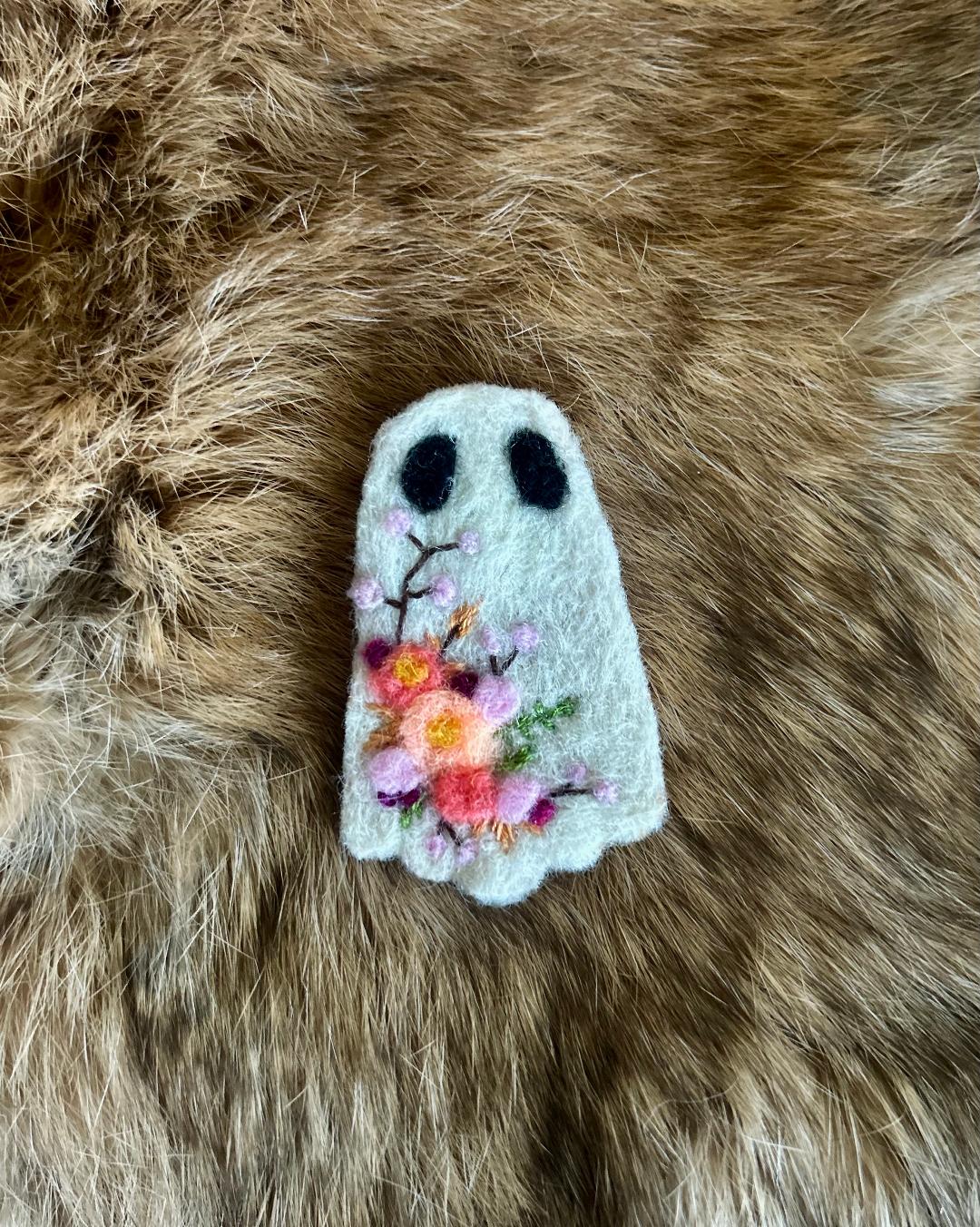 Boo-tiful Ghost Brooch