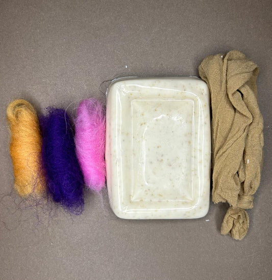 DIY Felted Soap Kit