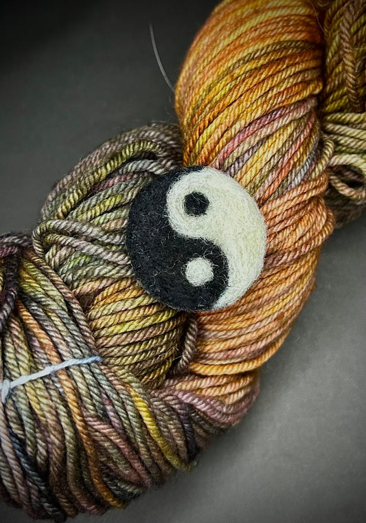 Ying and Yang Brooch