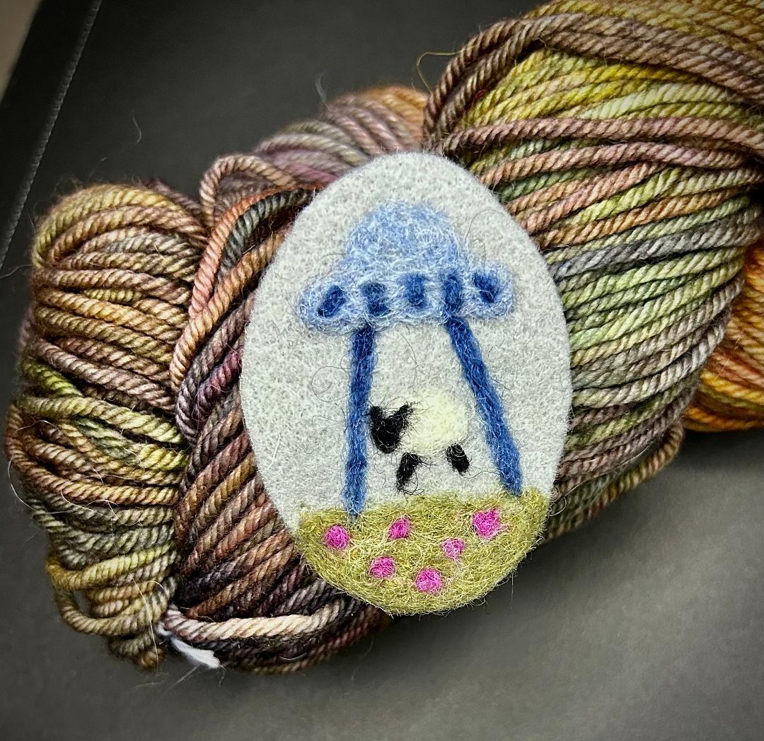 Alien Abduction Brooch