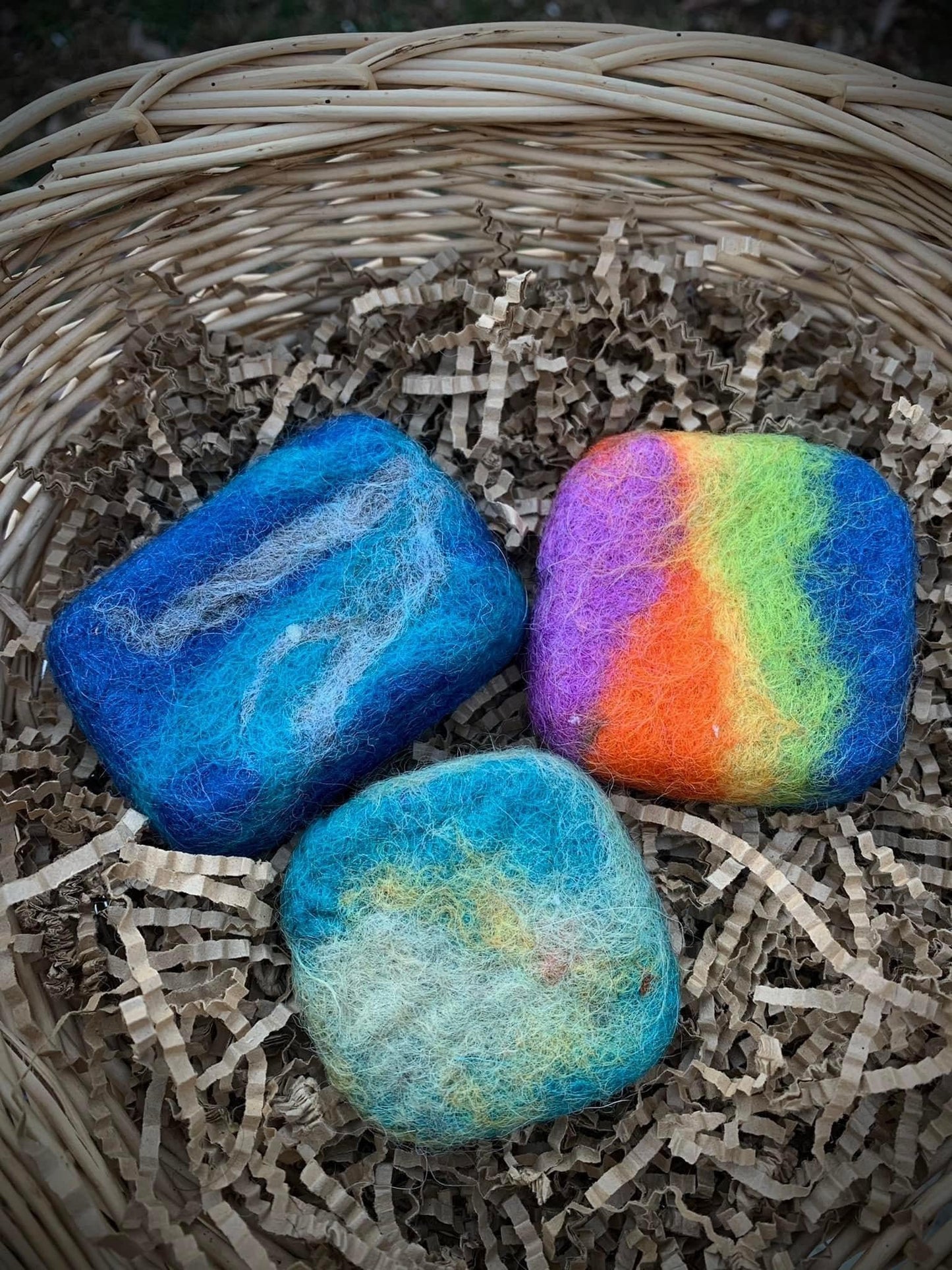 Colorful Felted Soap - Custom