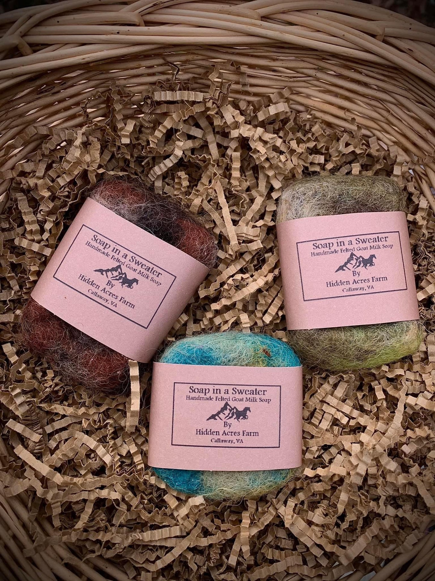 Colorful Felted Soap - Custom