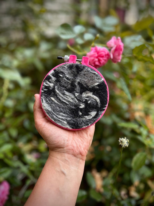 Custom Felted Sonograms